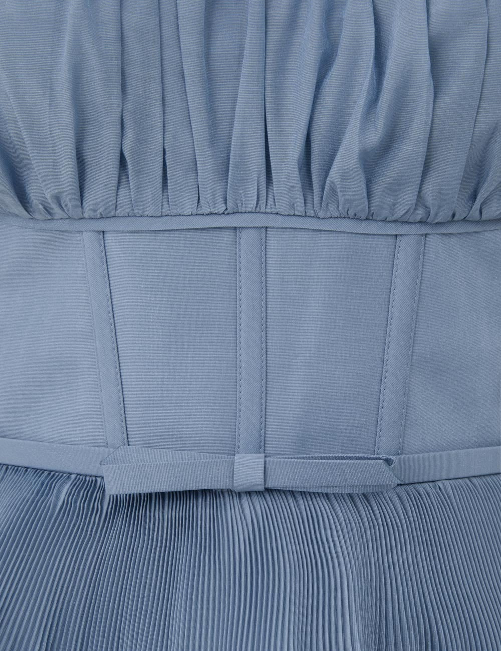 Pleated Tiered Midi Dress