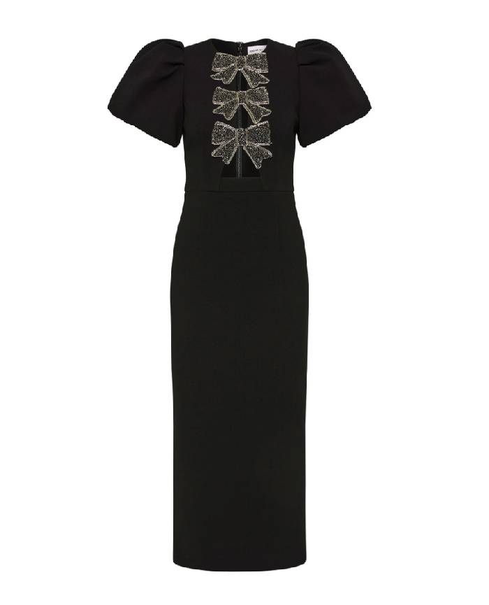 Eliana Puff Sleeve Midi Dress
