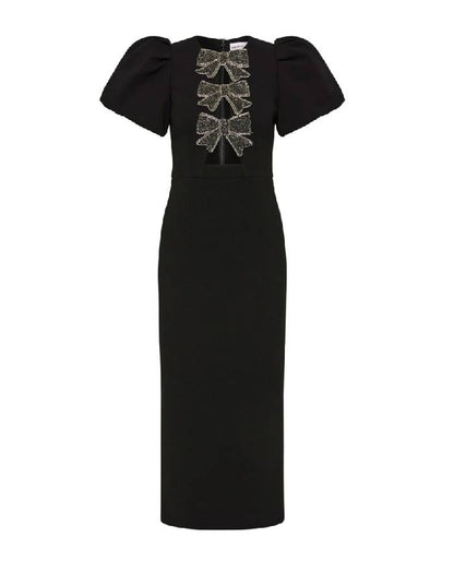 Eliana Puff Sleeve Midi Dress