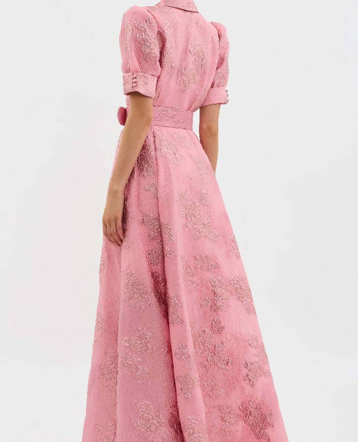 Annette Buttoned Gown