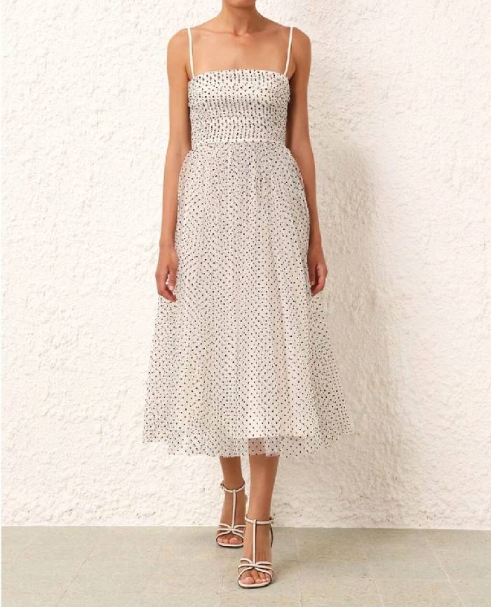 Tulle Midi Dress