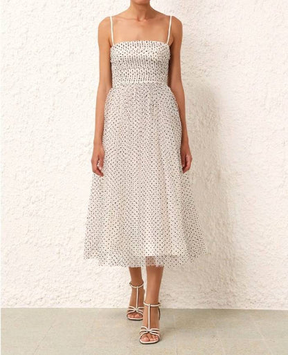Tulle Midi Dress