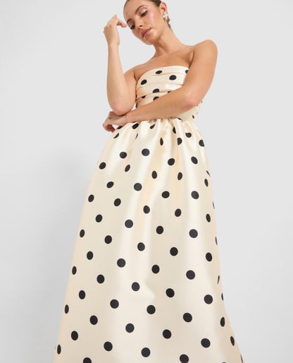 Dottie Strapless Midi Dress
