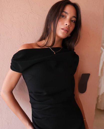 Vivian Crepe Maxi Dress