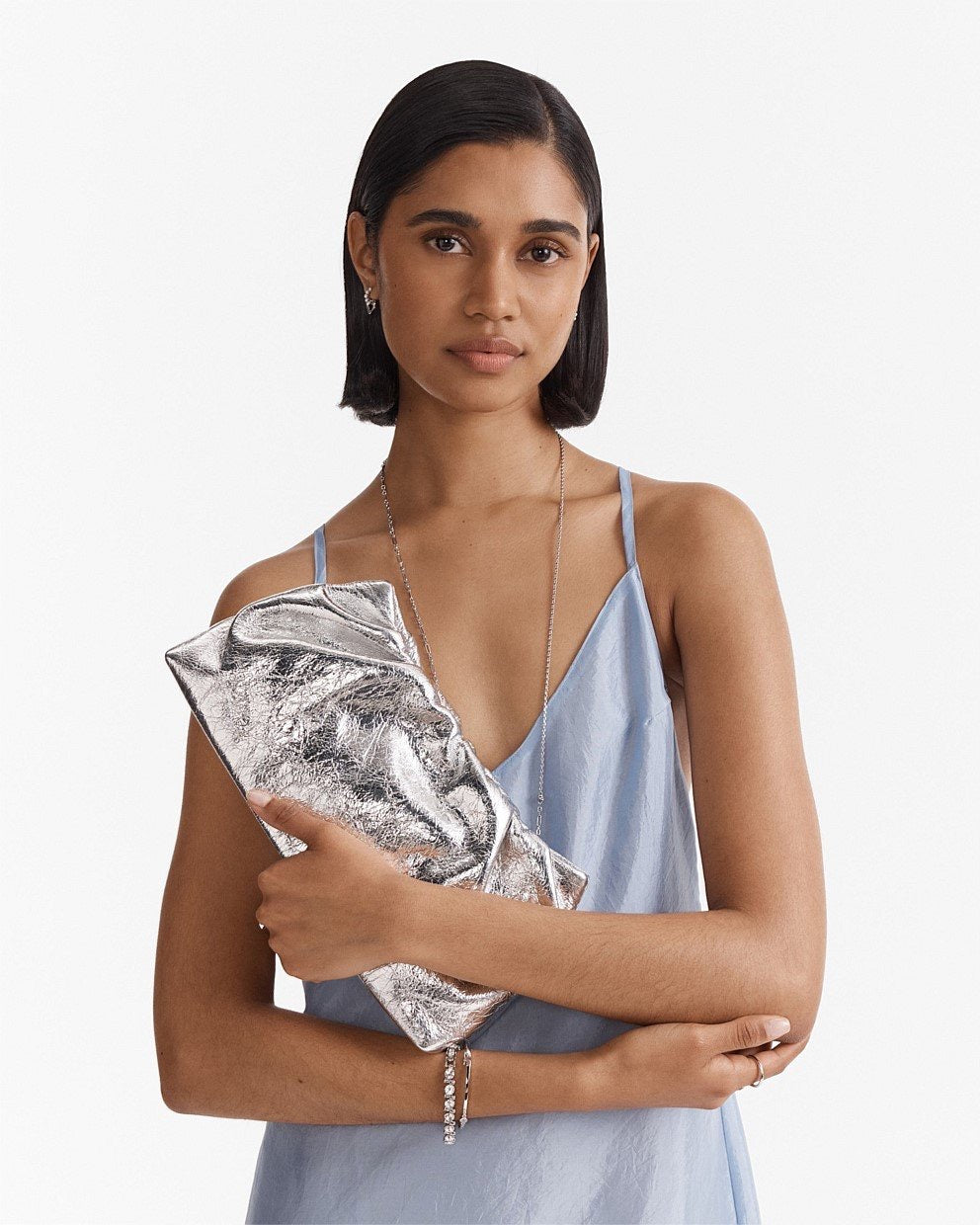 The Clutch Bag Silver