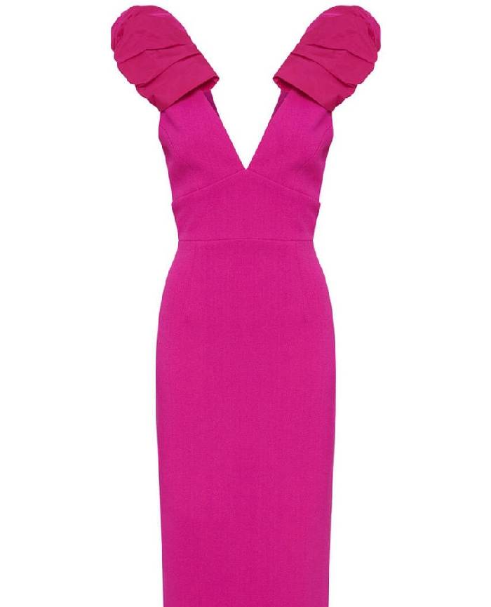 Cupid's Bow Midi Dress