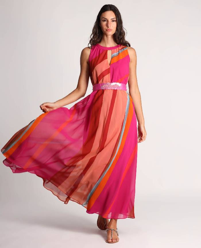 Georgette Maxi Dress