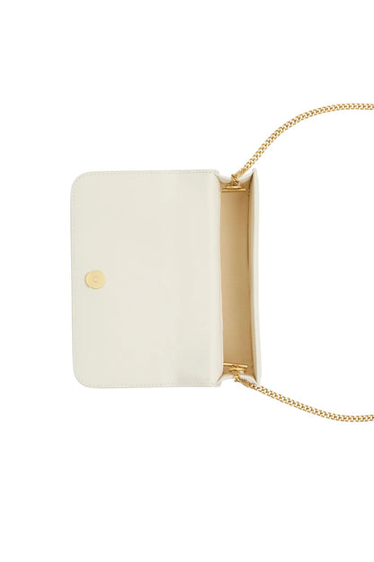 Alessia Flower Clutch Ivory