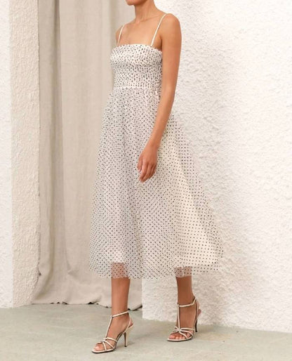 Tulle Midi Dress