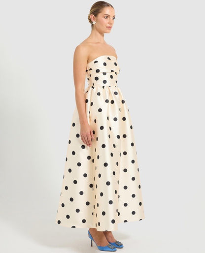 Dottie Strapless Midi Dress