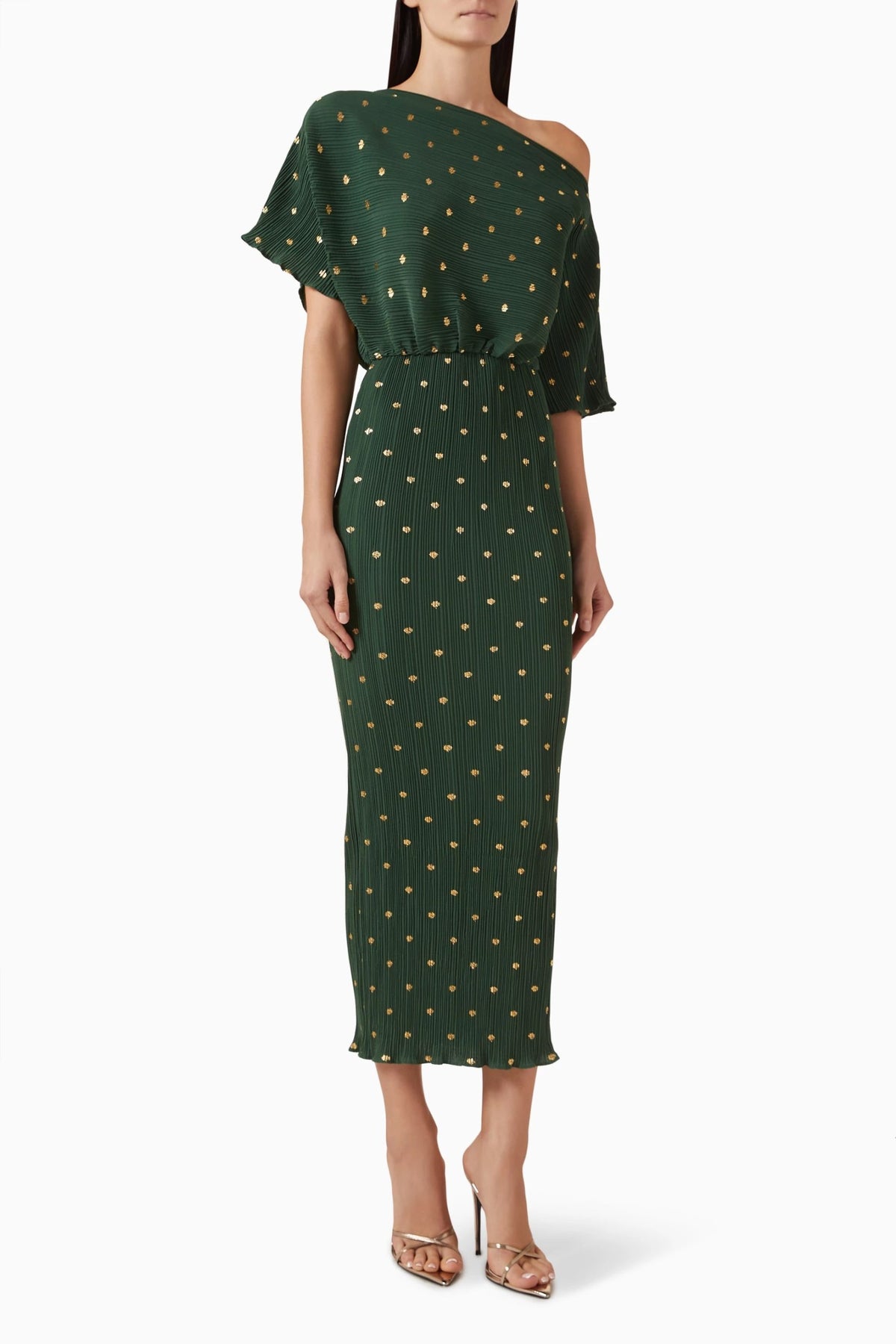 Tilly Dress in Forest Green