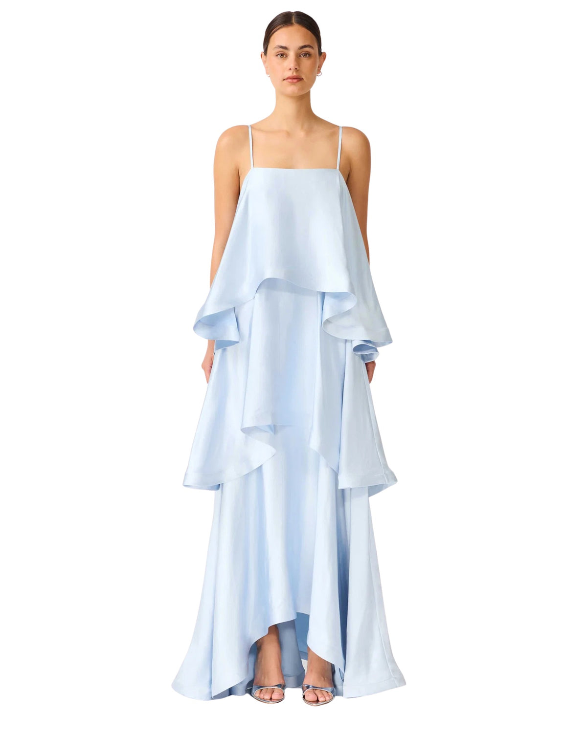 Tilly Tiered Maxi Dress Blue