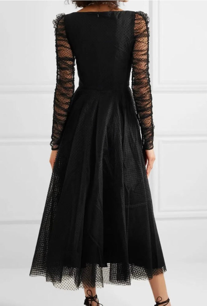 Espionage Ballet Tulle Midi Dress