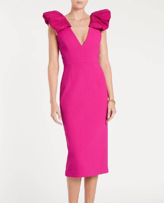 Cupid's Bow Midi Dress