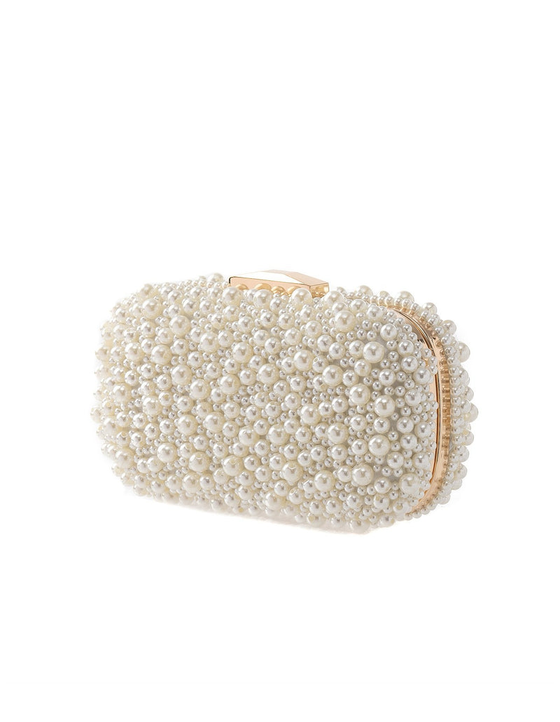 Pearl Beaded Clutch Bag