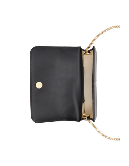 Alessia Flower Clutch – Black