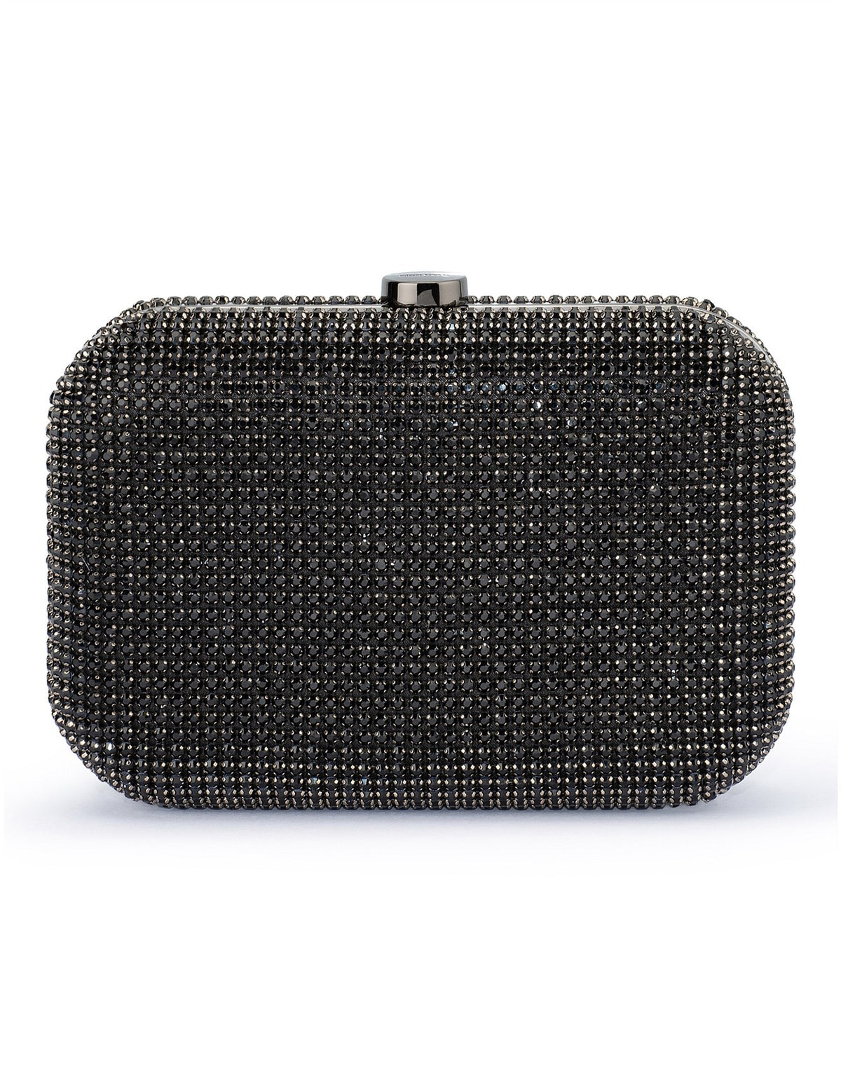 Rae Crystal Clutch – Black