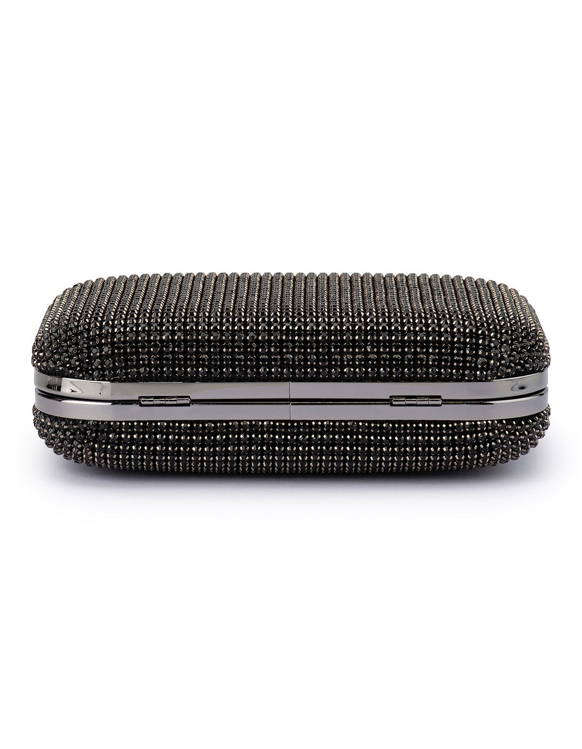 Rae Crystal Clutch – Black