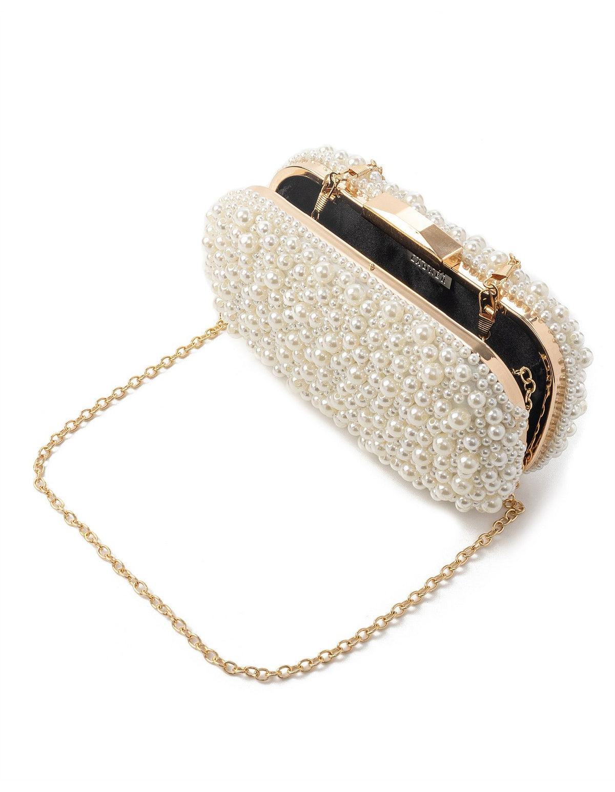 Pearl Beaded Clutch Bag