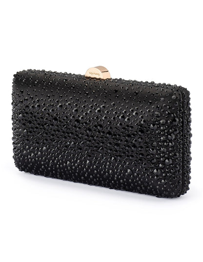 Kira Hotfix Clutch – Black