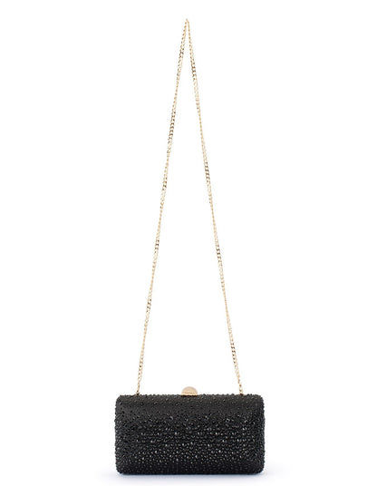 Kira Hotfix Clutch – Black