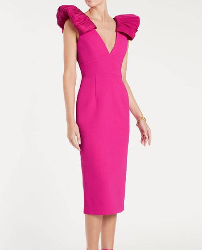 Cupid's Bow Midi Dress
