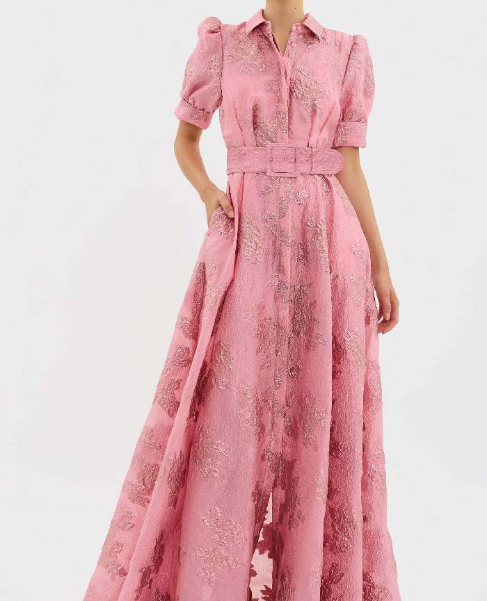 Annette Buttoned Gown
