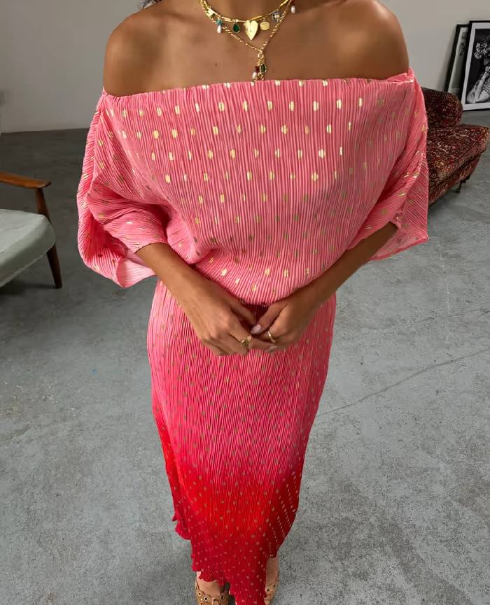 Tilly Dress - Pink Ombre