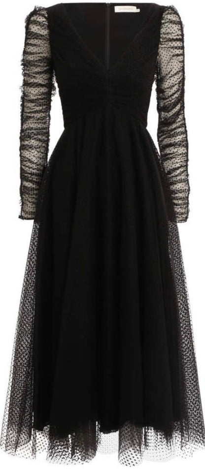 Espionage Ballet Tulle Midi Dress