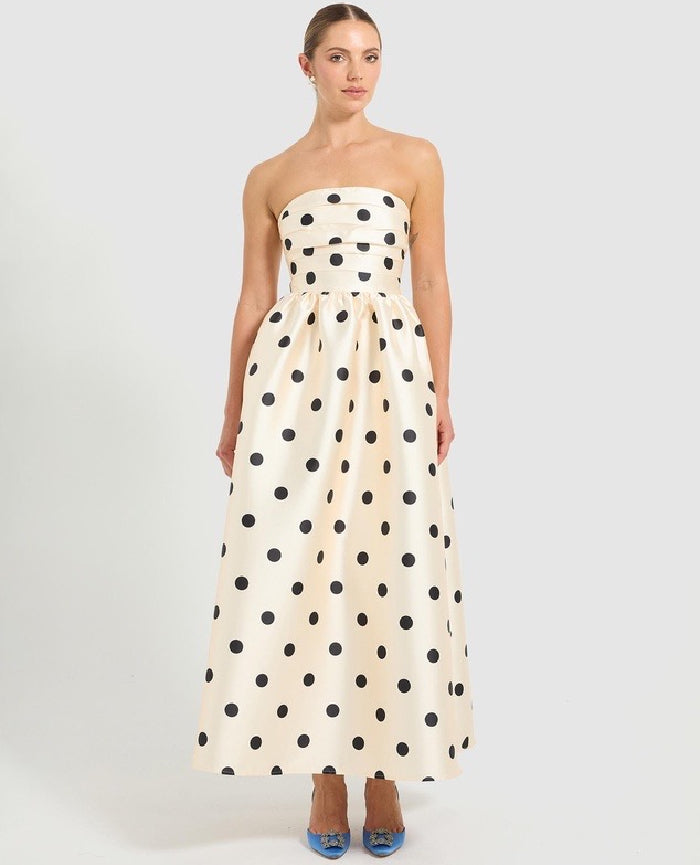 Dottie Strapless Midi Dress