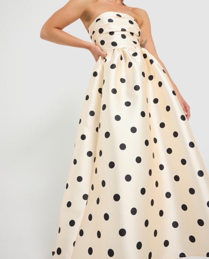 Dottie Strapless Midi Dress