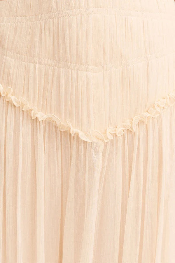 Clemence High Neck Midi Dress