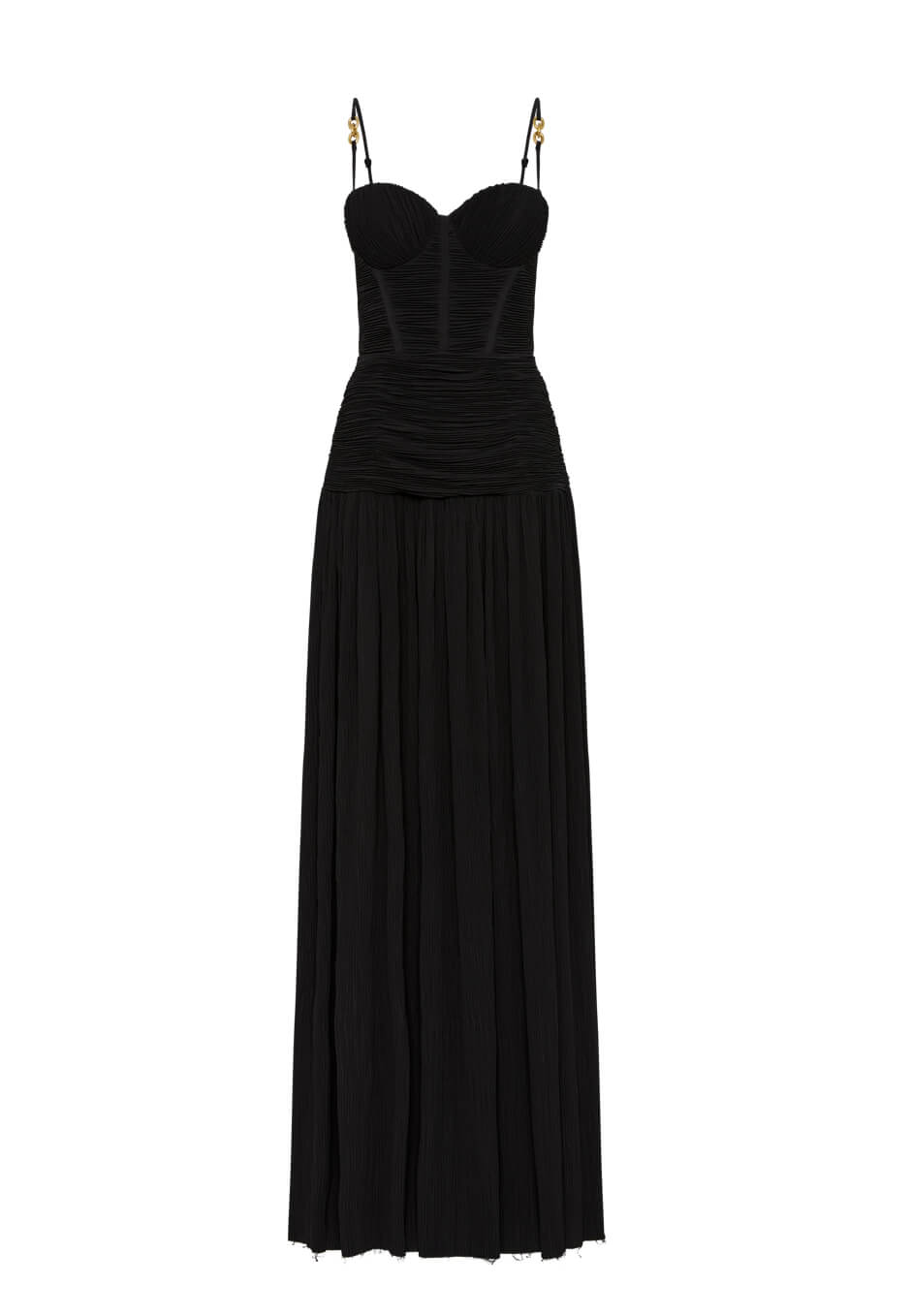 Double Time Pleat Dress Black